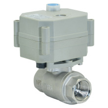 Dn15 1/2′′ 2-Way DC5V/12V/24V Stainless Steel Ball Valve Electric Drinking Water Control Valve with NSF61 Certificated
